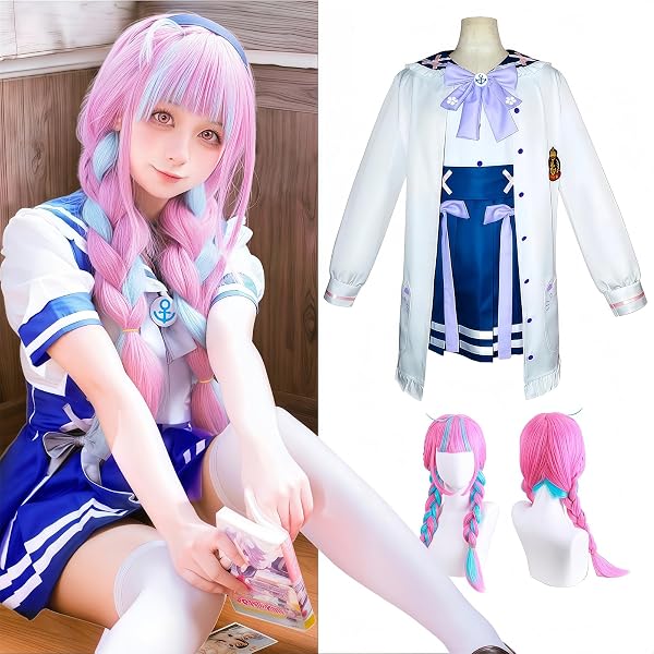 Amazon.co.jp: 湊あくあ コスプレ 衣装 みなとあくあ 仮装 cosplay